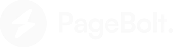 PageBolt logo image